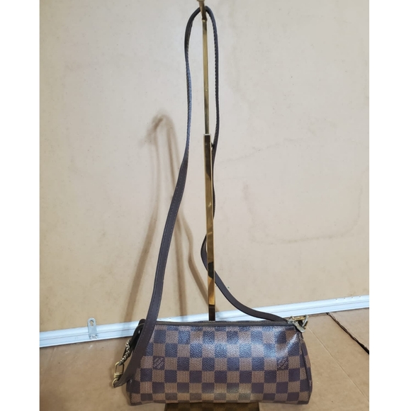 LOUIS VUITTON Damier Ebene Eva Clutch/Crossbody Bag - Picture 3 of 14